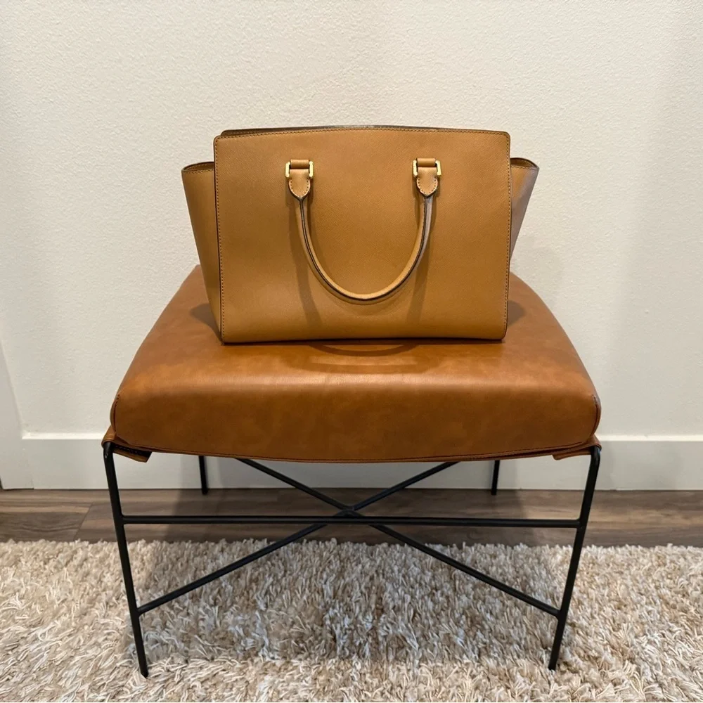 Michael Kors Tan Leather Handbag